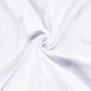 MUSSELIN Stoff Baumwolle Double Gauze Windelstoff Mulltuch WEIß EUR 9,98/m - Bild 1 von 1