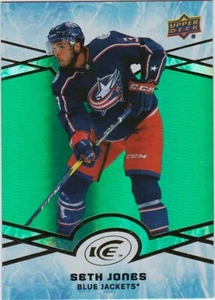 18-19 2018-19 UD Ice Seth Jones GREEN INSERT #40-Blackhawks-Jackets - Picture 1 of 1