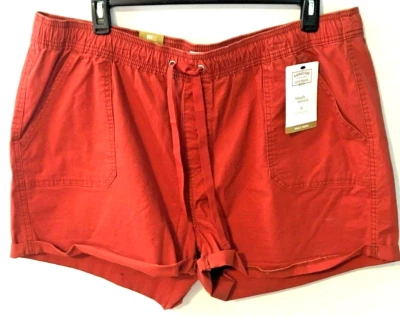 Levi Straus Signature Gold Women's Breezy Shorts 24 W37 Simply Stretch Red Ochre - Image 1 of 4