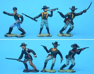 CRESCENT 60mm U.S. Cavalry figures toy soldiers (ab) - Picture 1 of 5