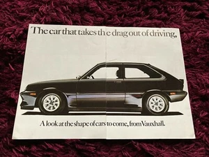 Vauxhall Chevette "Black Magic" Prospekt 1980 - UK-Ausgabe - datiert Sept 1979 V2448 - Bild 1 von 2