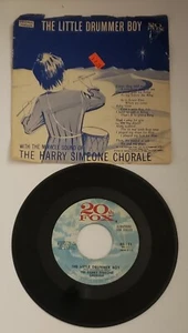 The Harry Simeone Chorale : The Little Drummer Boy 45rpm 20th Fox Vinyl Record - Bild 1 von 12