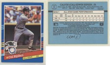 1991 Donruss All-Stars Cal Ripken Jr (4 Red Stripes at Bottom Right Border) HOF