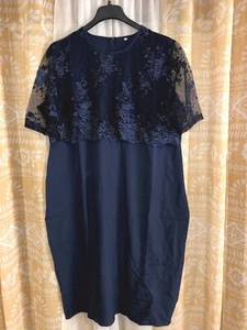 Nuevo vestido informal para mujer azul marino talla 2X - Imagen 1 de 6