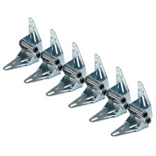 (Pack of 6) Overhead Garage Door #2 Hinges, Narrow Body for Edge Panel Mounting