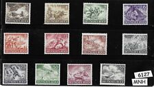 #6127 MNH stamp set B218 - B229 / 1943 Military set / Third Reich / WWII Germany