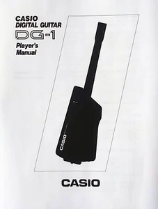 Casio DG-1 Digital Guitar Synthesizer Guitar Owner's / Operating Manual Book. - Picture 1 of 3