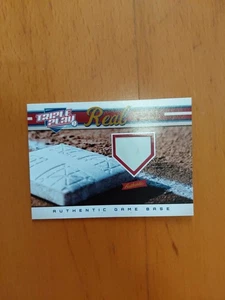 2012 Panini Triple Play Baseball Real Feel Authentic Game Base Card #295 - Picture 1 of 2