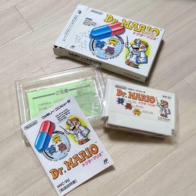Rare Famicom Software Dr. Mario