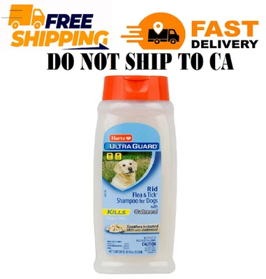Hartz UltraGuard Rid Flea And Tick Oatmeal Shampoo For Dogs, 18oz - Image 1 of 4