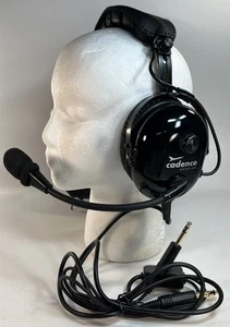 Cadence Aviation Wired Headset W/ Zip Case NEW Unused Black - Bild 1 von 9