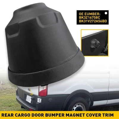Cubierta de parachoques magnético de puerta de carga trasera para Ford Transit 150 250 350 2015-2019 Foto 1 de 4
