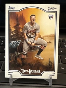 2025 Topps X Bob Ross The Joy of Baseball Beauty is Everywhere Jace Jung #98-SP - Picture 1 of 2