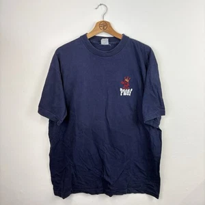 Pop Will Eat Itself PWEI 1993 Tour Faded Navy Grafik T-Shirt Vintage Gr. XL - Bild 1 von 6