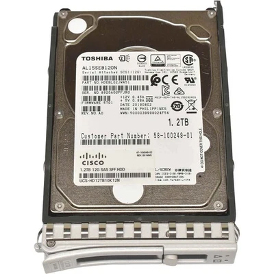 Cisco Toshiba 1.2TB 2.5" 10K 12G SAS SFF HDD Festplatte UCS C240 C220 C480 M5 M6 - Bild 1 von 4