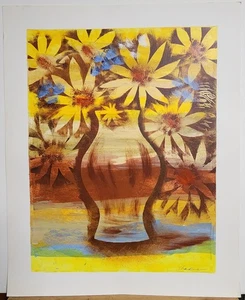 MIKE SHANKMAN Original Gouached Ink Oil Hand Signed - Picture 1 of 13
