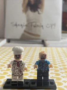 ZOMBIE CHEF + POLICE LEGO MINIFIG walking left 4 dead resident evil dawn of the - Picture 1 of 4
