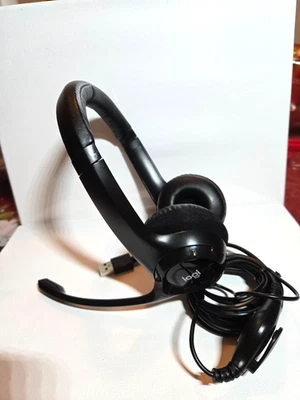 Logitech USB Computer Headset – Noise-Canceling Mic – Excellent Condition - Image 1 of 3