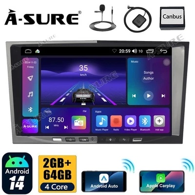 64G Android 14 Carplay Autoradio GPS NAVI Für Opel Corsa C/D Zafira B Astra G H - Bild 1 von 4
