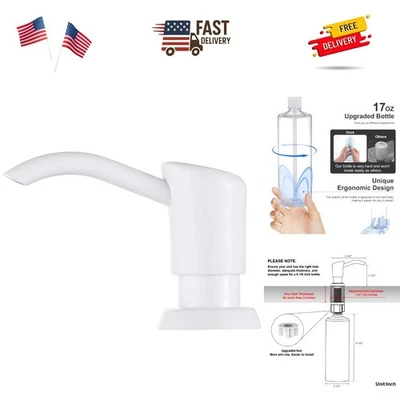 Диспенсер для мыла для кухонной раковины, кухонный диспенсер для мыла раковины с 17 унциями La... - Изображение 1 из 4
