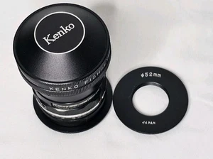 Kenko Fisheye Lens 180° Ultra Wide C-Mount 55mm Mount Adapter JAPAN - Picture 1 of 11
