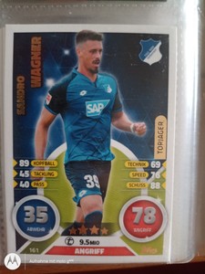 Topps Match Attax 2016!/2017 No. 161 Sandro Wagner - goal scorer