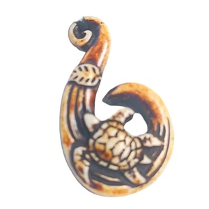 Hook with Turtle Pendant Necklace - Picture 1 of 3