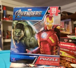 Marvel Studios Avengers 100 Pieces Puzzle 2012 New Iron Man Incredible Hulk MCU 