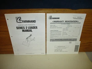 Catálogo de piezas manuales de cargador Farmhand serie 2 productos Dunham Lehr 1PD 170-588 - Imagen 1 de 4