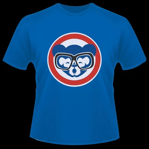 New Chicago Cubs Harry Carey Glasses Holy Cow Wrigley Field T-shirt Cover
