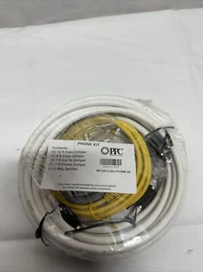 PPC Phone Kit Coax/CAT 5E/Phone Jumper 2-Way Splitter 606212-PPC  - Zdjęcie 1 z 3