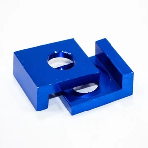 AZUL 15 mm Ajustador de Cadena de Aleación Bloque Tensor PIT PRO Quad Trail Dirt Bike ATV - Imagen 1 de 3