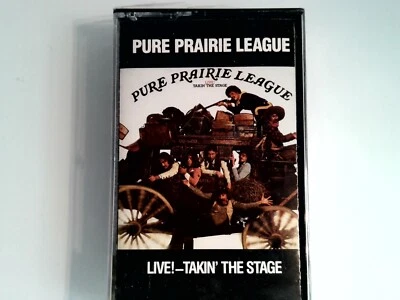 Pure Prairie League Live Takin The Stage (Cassette) New Sealed - Image 1 of 2