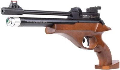 Beeman 2028 Marshall Wood Stock .22 Cal Pre-Charged Pneumatic PCP Air Pistol - Image 1 of 3