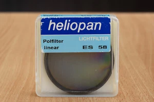 Heliopan 58mm LINEAR Polarizer Filter - Picture 1 of 7