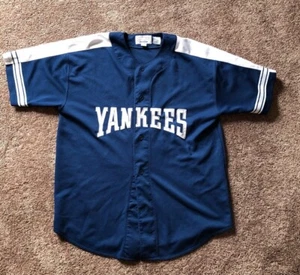 New York Yankees Andy Pettitte 46 Starter Mens Jersey Blue White Color Block XL - Picture 1 of 7