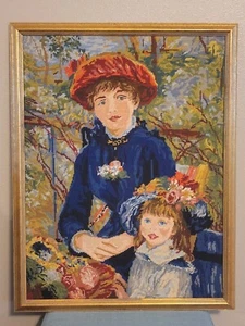 Punto de aguja acabado Royal Paris~Renoir “Two Sisters On The Terrace” 23 X 30 - Imagen 1 de 13
