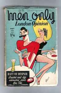 Men Only magazine May 1954 with first Vargas Girl original birthday gift - Picture 1 of 4