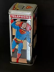 Banco de cabina de teléfono de lata Superman 2001 - Imagen 1 de 10