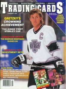 1992 Trading Cards Magazine with Cards: Wayne Gretzky - Los Angeles Kings