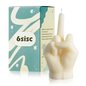 Mittelfinger Duftkerze Dänisch Pastell Raumdeko Ästhetischer Kiefernduft... - Bild 1 von 7