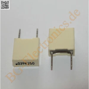 20 x FO-R 0.039uF / 250V / RM7.5 Folien Kondensator Capacitor  Thomson  20pcs - Picture 1 of 1