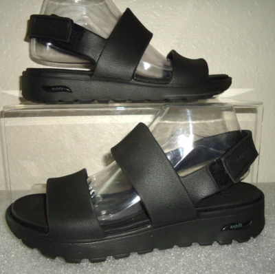 Sandalias negras Skechers Foamies para mujer: pasos en el arco talla 8/38 Foto 1 de 4