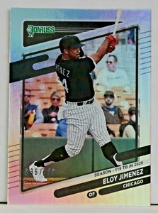 2021 Panini Donruss Eloy Jimenez 148 Chicago White Sox Stagione Stat Line 036/119 - Foto 1 di 2