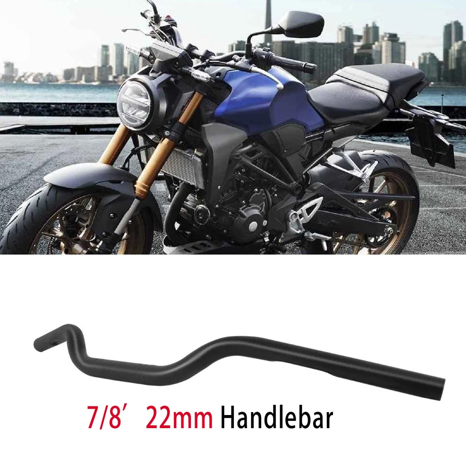 7/8" Motorcycle Handlebars For Honda CB125F CB190R CB250 CB500F CB650R CB400F Foto 1 de 4
