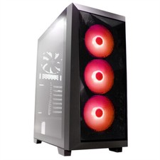 Xilent Breeze X712.RGB Gaming PC Gehäuse Midi Tower - Schwarz (XG131)