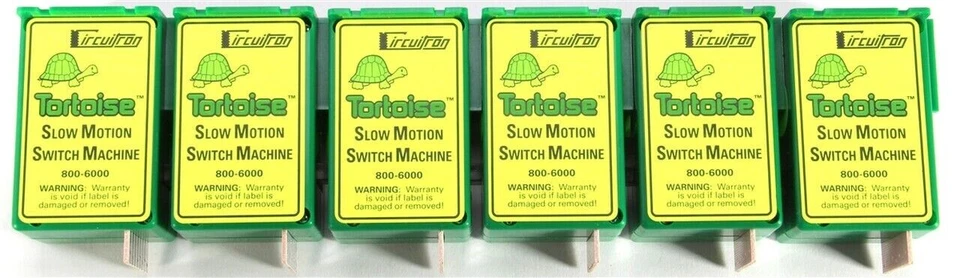Circuitron 800-6006 Tortoise Switch Machine 6-Pack for N/HO Model Railroads - Image 1 of 3