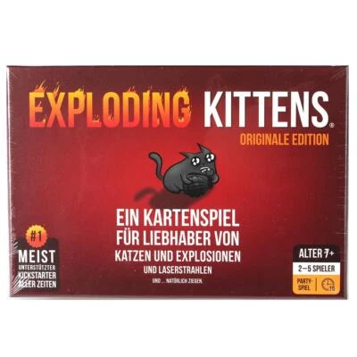 Asmodee Exploding Kittens - explosives Katzen Russisch Roulette (deutsch) - Bild 1 von 3