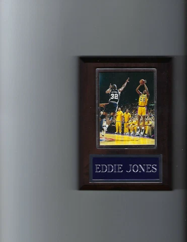 EDDIE JONES PLAQUE LOS ANGELES LAKERS LA BASKETBALL NBA Cover
