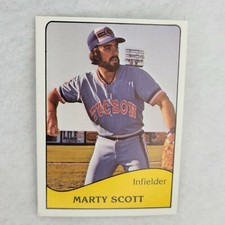 1979 Tucson Toros TCMA Minor League #10 Marty Scott